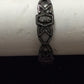 Diamond and Silver Black Rhodium Finish Bracelets .