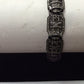 Diamond and Silver Black Rhodium Finish Bracelets