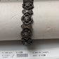 Diamond and Silver Black Rhodium Finish Bracelets .