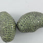 Nugget Shape Pave Beads with Diamond And Gemstone