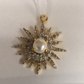 14K Solid Gold Sun Burst Diamond Pendants. Genuine handmade pave diamond Pendant. Approx Size 0.72 "(18 mm)