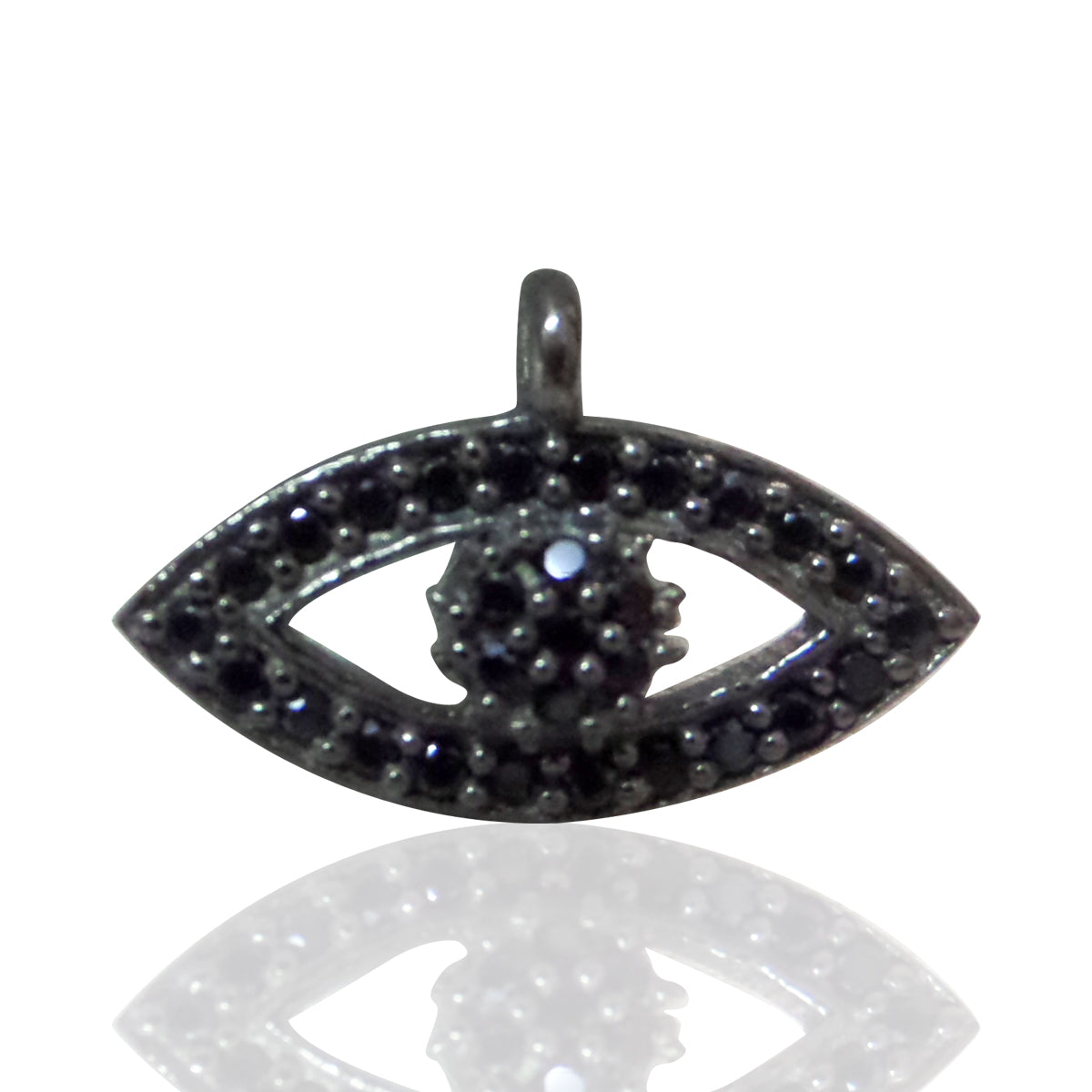 Black Spinel Evil Eye Pendants
