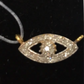 14k Solid Gold Evil Eye Diamond Pendants. Genuine handmade pave diamond Pendant. Approx Size 0.64 "(9 x 16 mm)