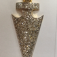 14k Solid Gold  Diamond Pendants. Genuine handmade pave diamond Pendant. Approx Size 1.56 "(14 x 39 mm)