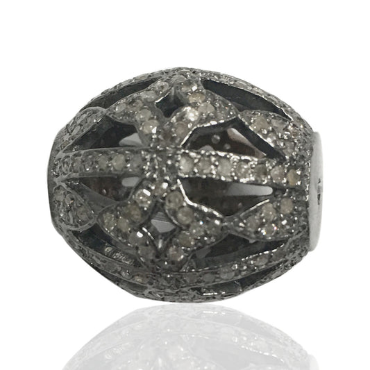 Oval Diamond Bead