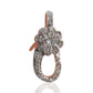 14k Solid Gold Diamond Clasps