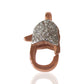 14k Solid Gold Diamond Clasps