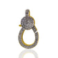 14k Solid Gold Diamond Clasps