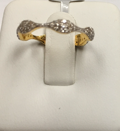 14k Solid Gold Designer Gold Ring Band