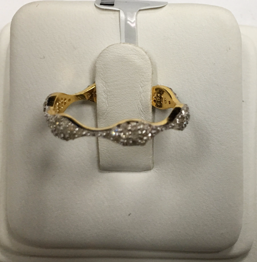 14k Solid Gold Designer Gold Ring Band