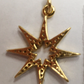 14k Solid Gold Star Diamond Pendants. Genuine handmade pave diamond Pendant. Approx Size 0.84 "(18 x 21 mm)