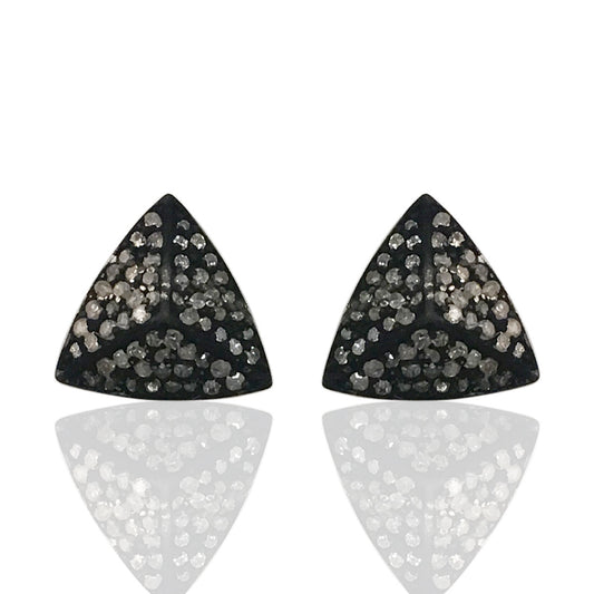 Triangle Diamond Studs Earring