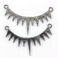 Pave Diamond Art Deco Necklace ,  Diamond design in sterling silver w/antique finish, Approx 0.55" Stunning