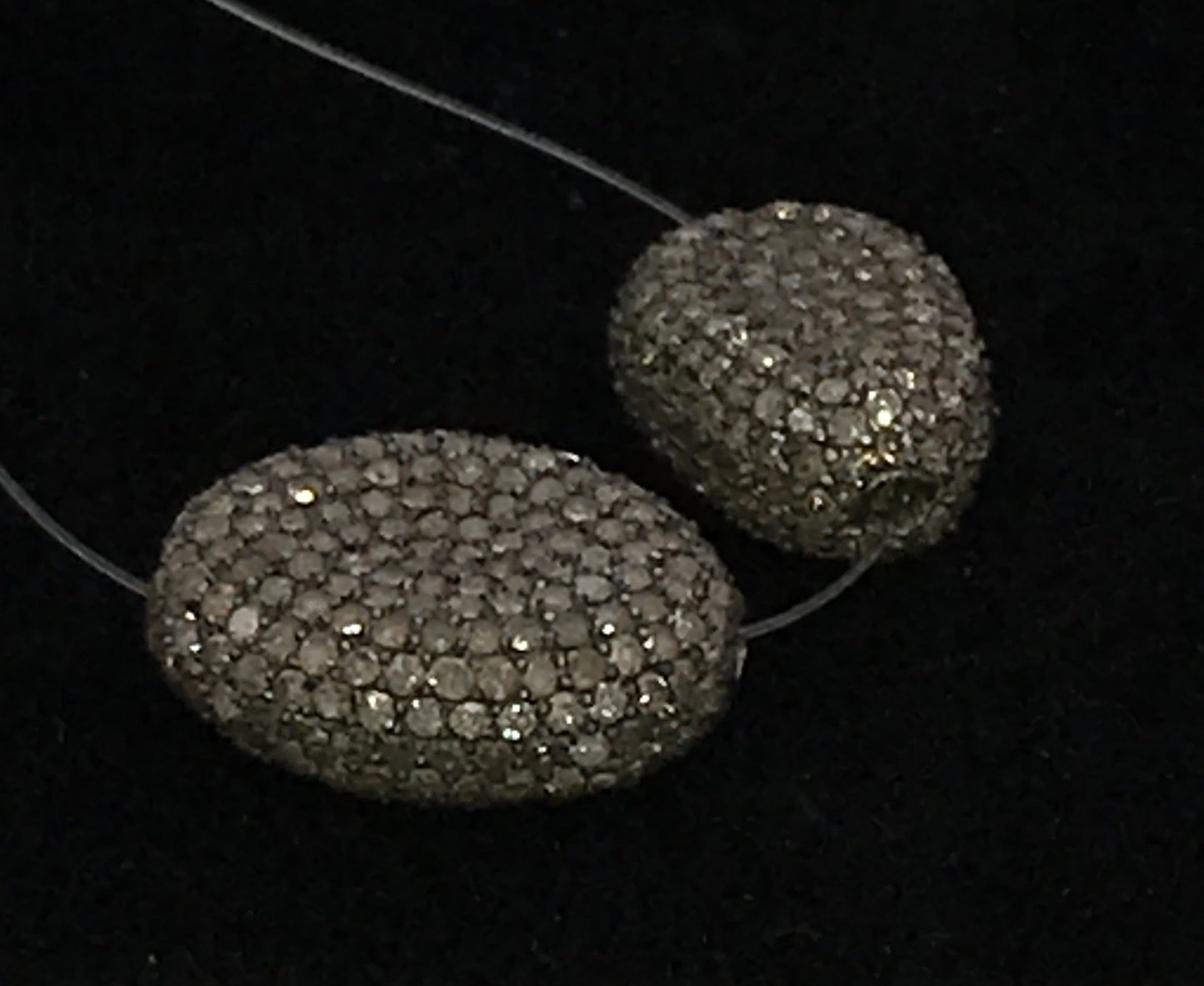 COIN SHAPE DIAMOND BEADS
