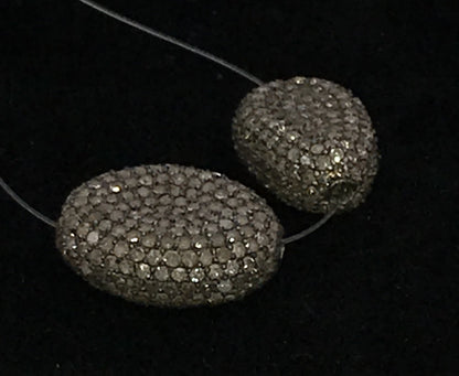 COIN SHAPE DIAMOND BEADS