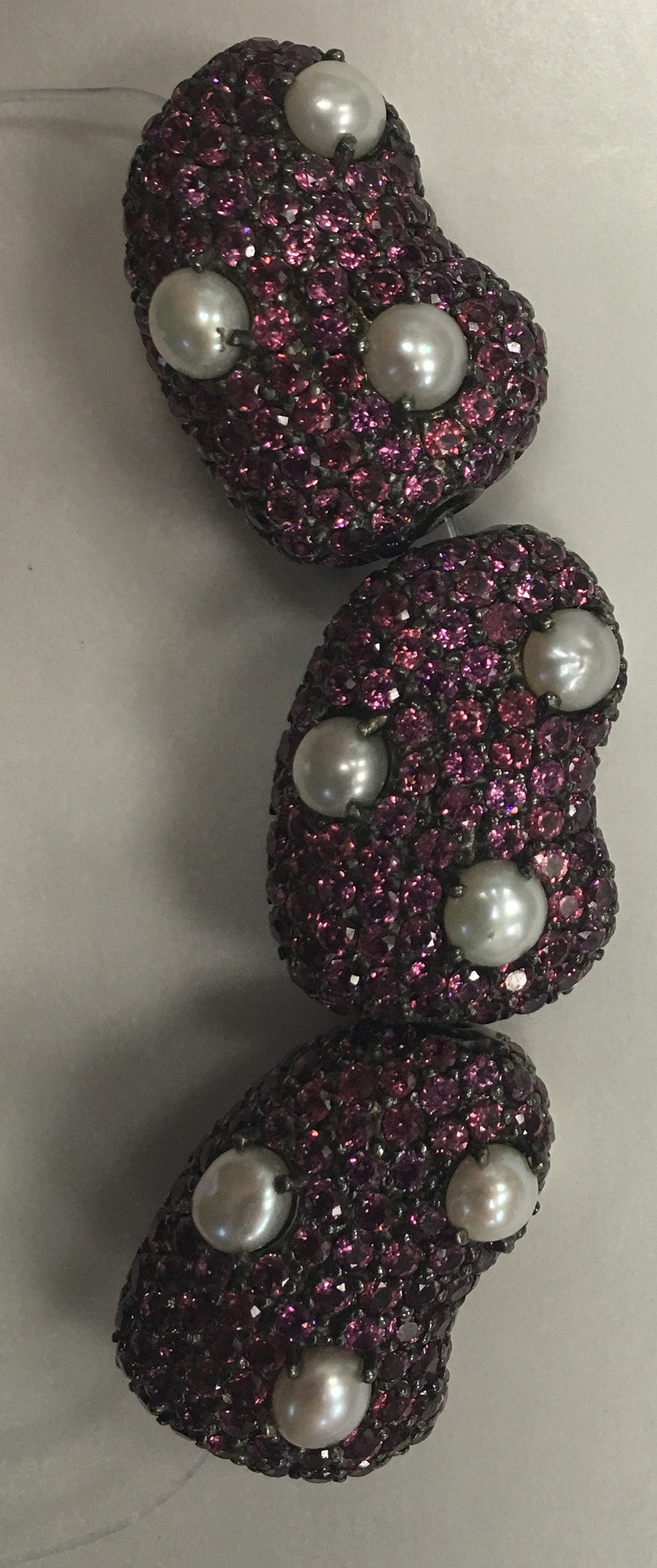Nugget Pave Beads with Pearls