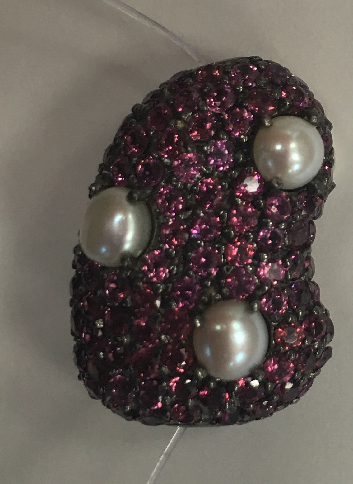 Nugget Pave Beads with Pearls