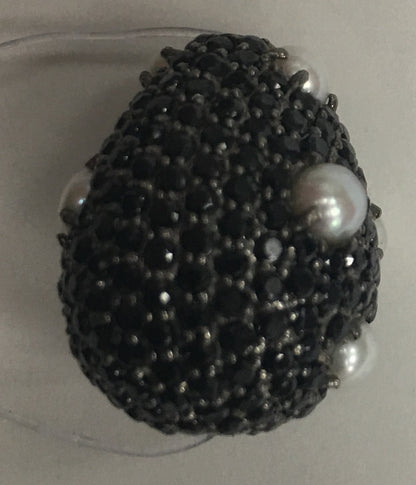 SILVER GEMSTONE PAVE BEADS