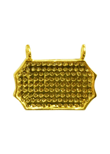 14k Solid Gold Diamond Pendant