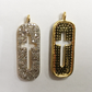 14K Solid Gold Cross Diamond Pendants