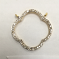 14k Solid Gold Open Shape Diamond Pendants