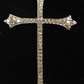 14K Solid Gold Cross Diamond Pendants