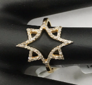 14k Solid Gold Diamond Rings. Genuine handmade pave diamond Rings.