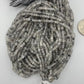 Black Rutilated quartz Beads Facetted 3-4mm