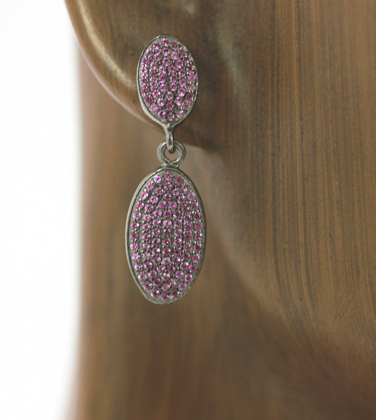 Small double oval Earring