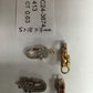 14k Solid Gold Diamond Clasps