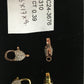 14k Solid Gold Diamond Clasps