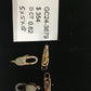 14k Solid Gold Diamond Clasps