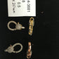 14k Solid Gold Diamond Clasps