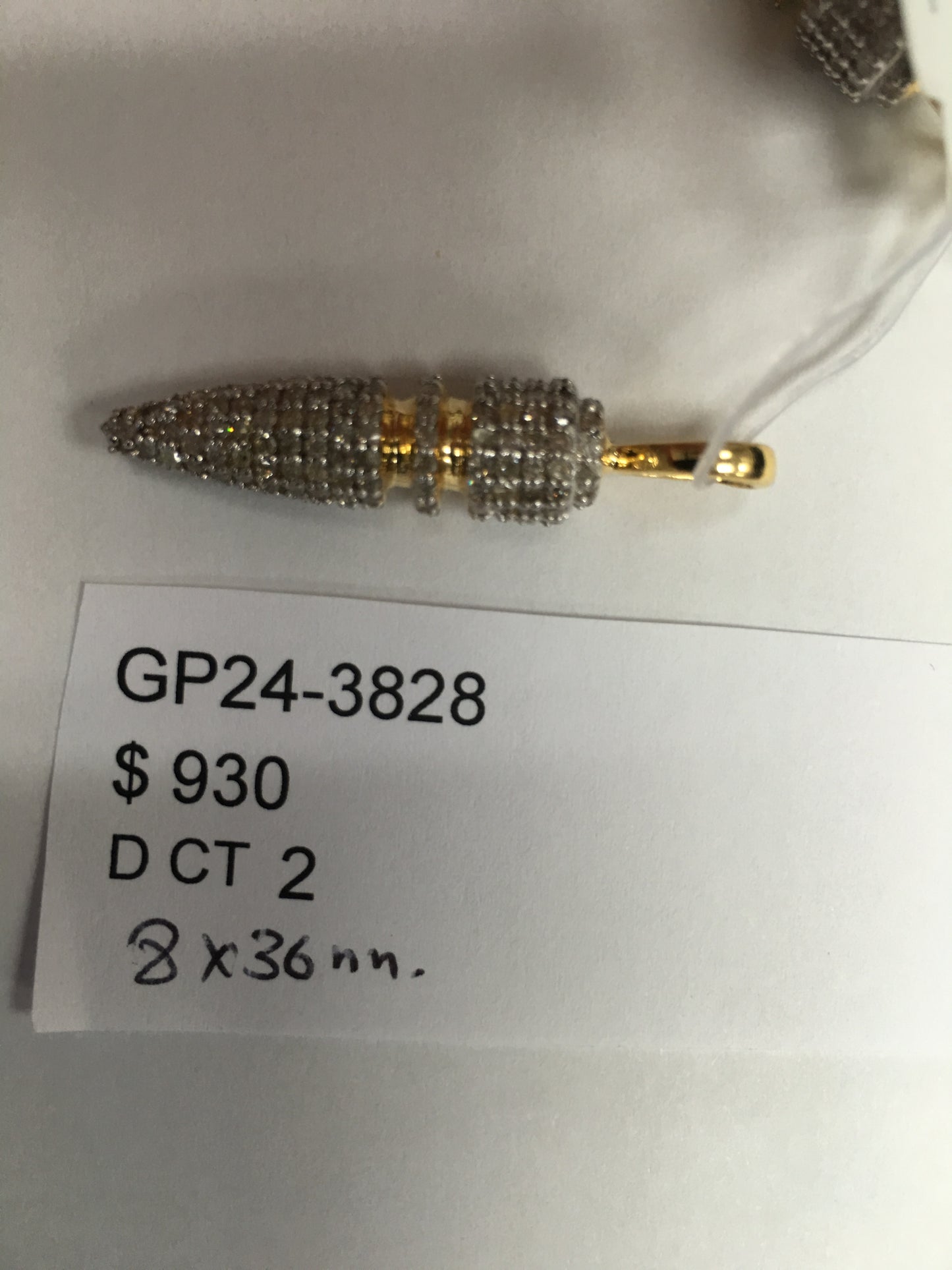 14K Solid Gold Diamond Pendants