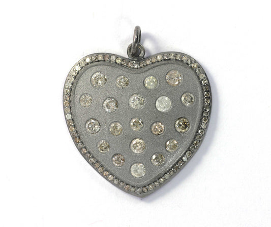 Heart Shape Diamond Pendant