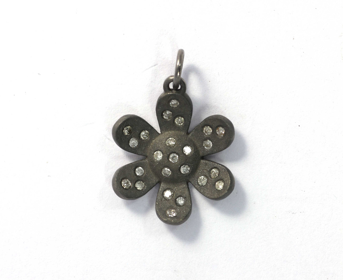 Flower Shape Diamond Pendant