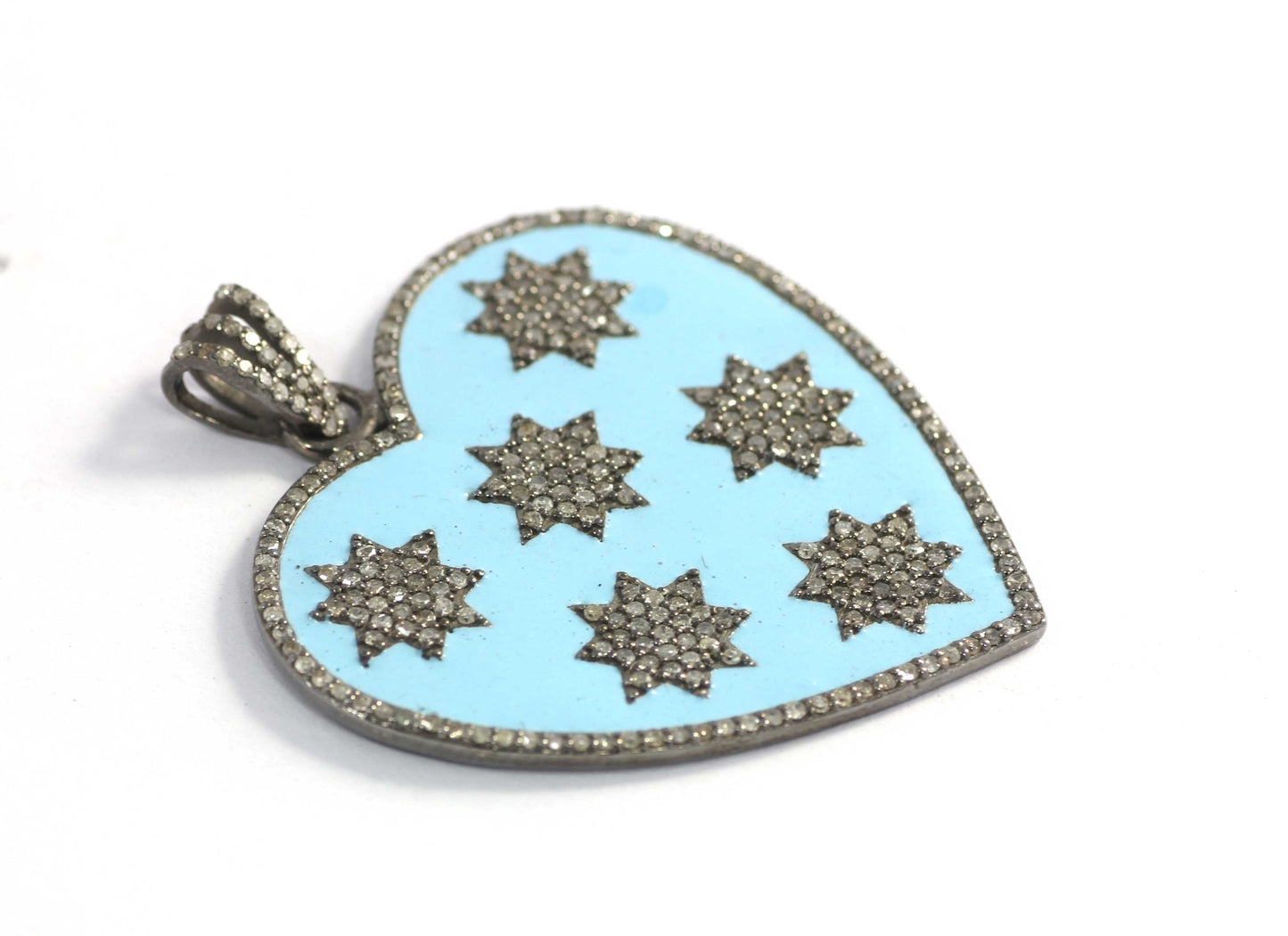 Heart Shape Diamond Pendant