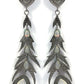 Diamond Silver Earring .925 Oxidized Sterling Silver Diamond Earring, Genuine handmade pave diamond Earring.