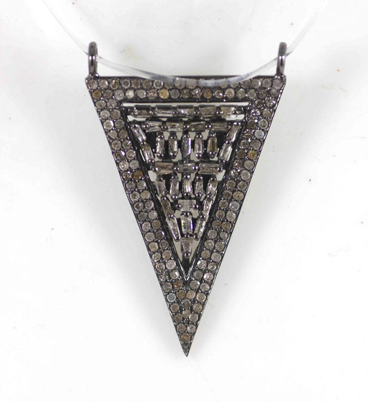 Triangle Shape Diamond Pendant