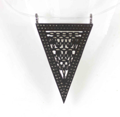 Triangle Shape Diamond Pendant