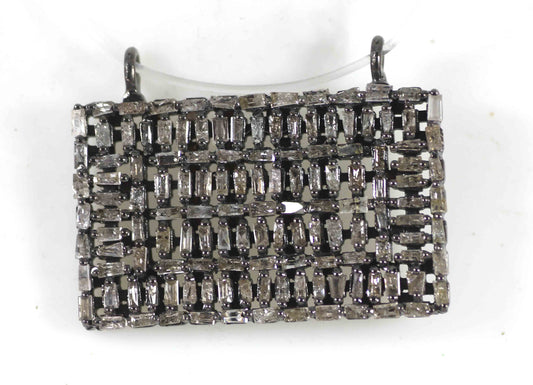 Rectangle Diamond Pendant