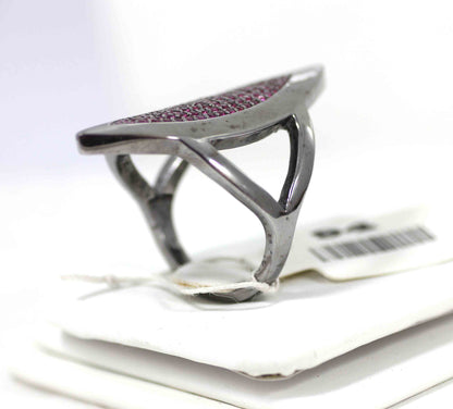 Ruby Ring Sterling Silver