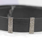 Leather Choker Necklaces With Pave Diamond. 925 Oxidized Sterling Silver Diamond necklaces, Genuine handmade pave diamond necklaces.