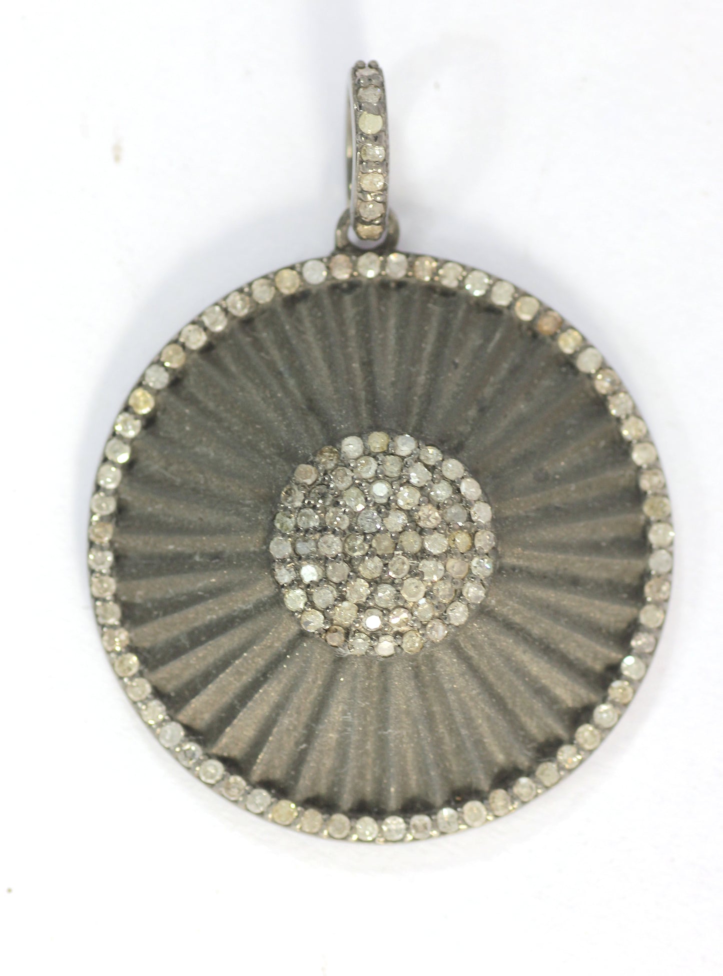 Circular Shape Diamond Pendants & Charms