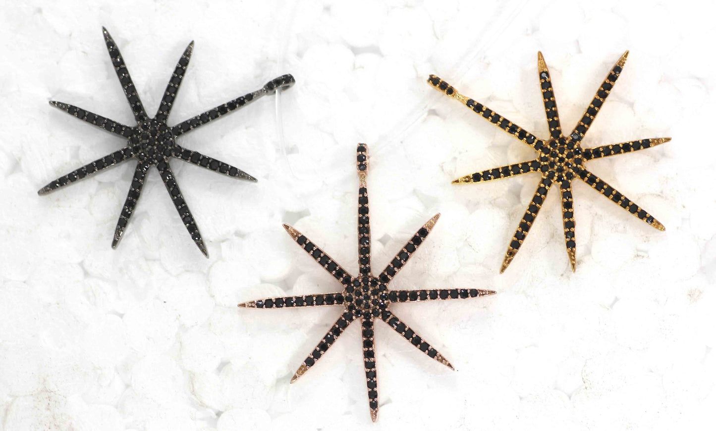 Star Black Spinel Charm
