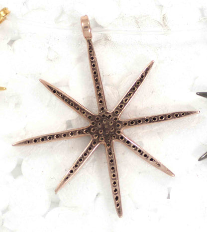 Star Black Spinel Charm