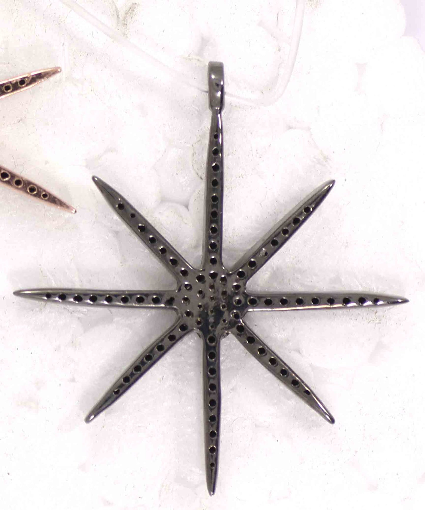 Star Black Spinel Charm
