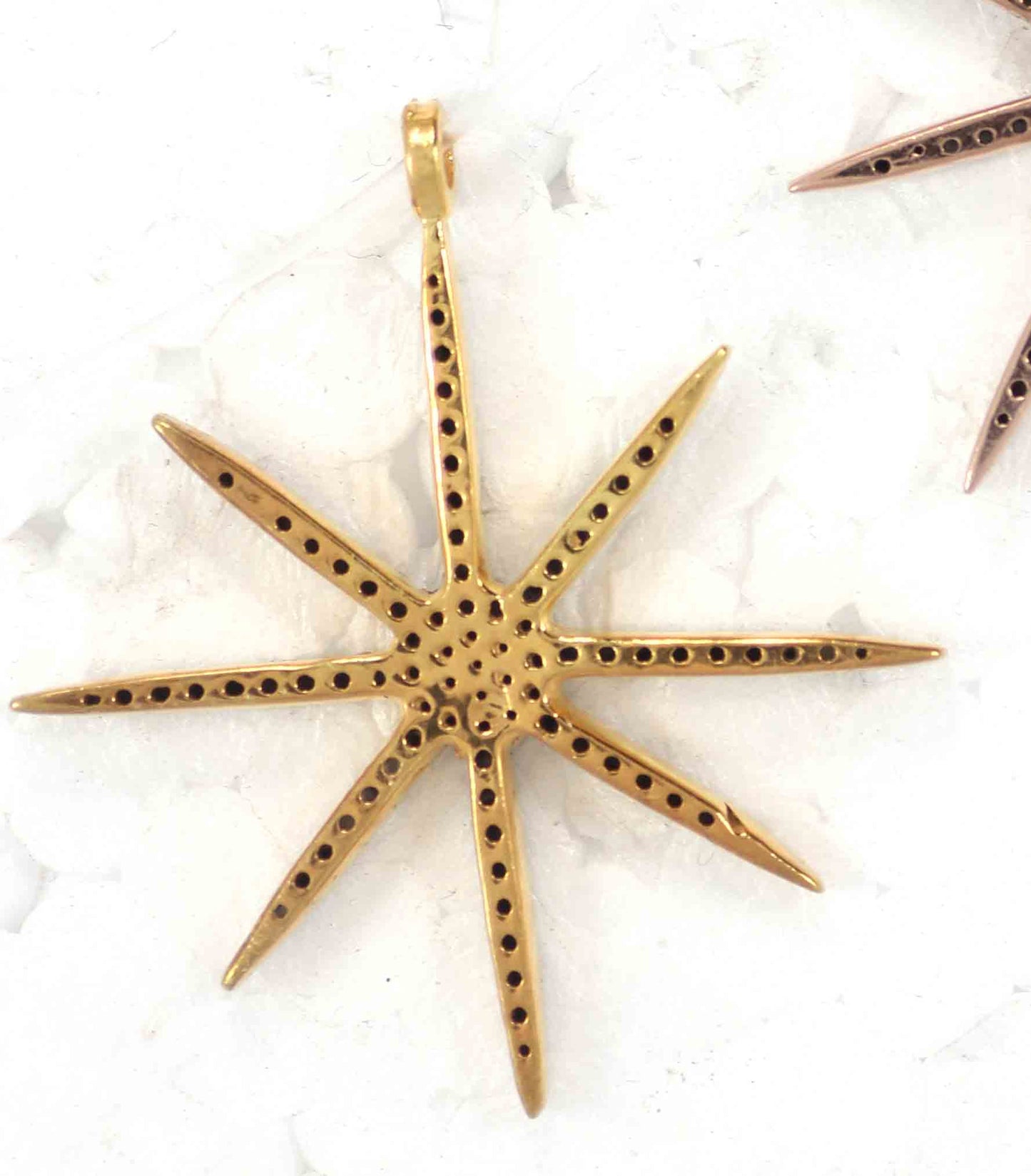 Star Black Spinel Charm