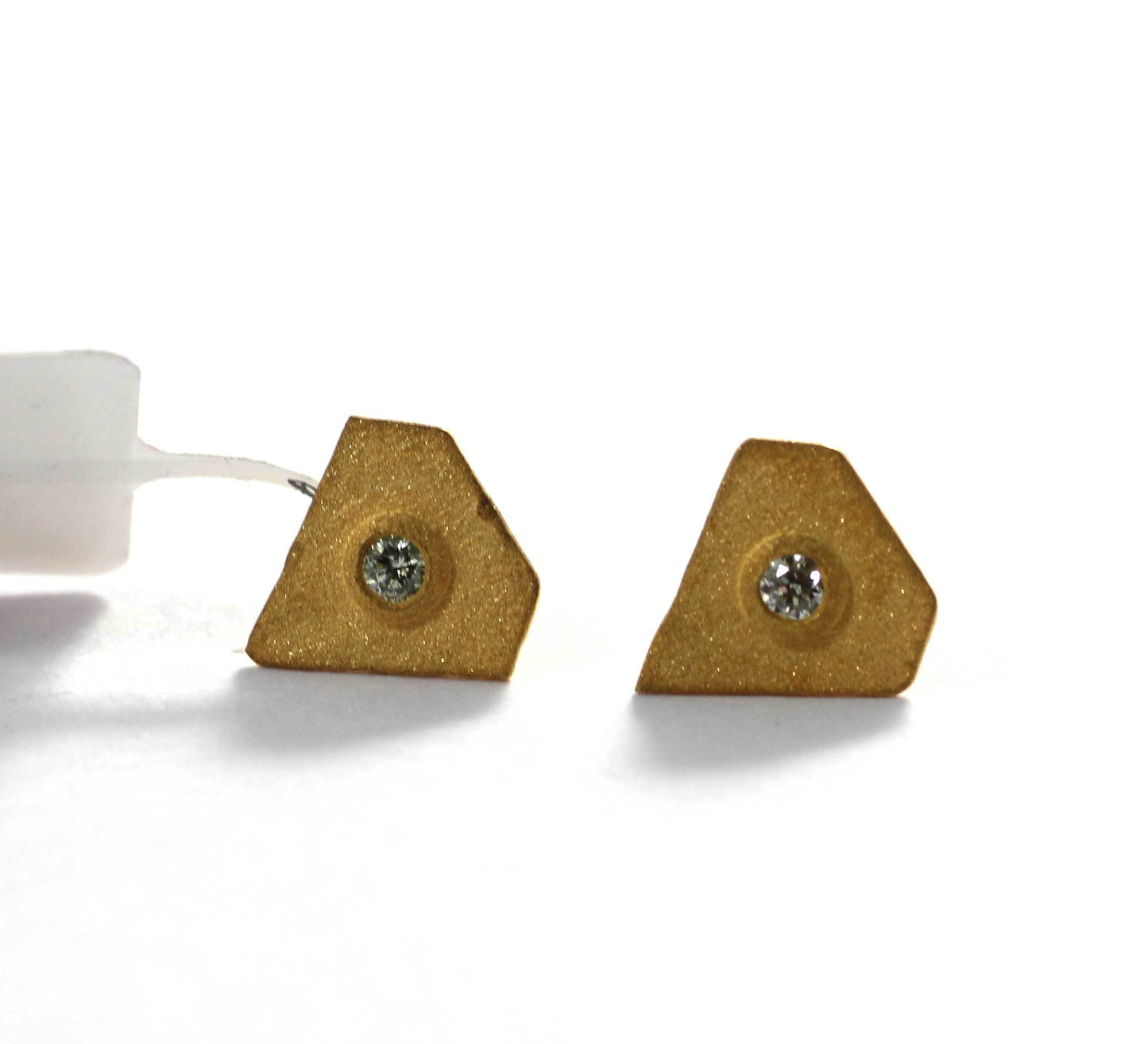 Diamond Earrings studs. Genuine handmade pave diamond Earrings studs.