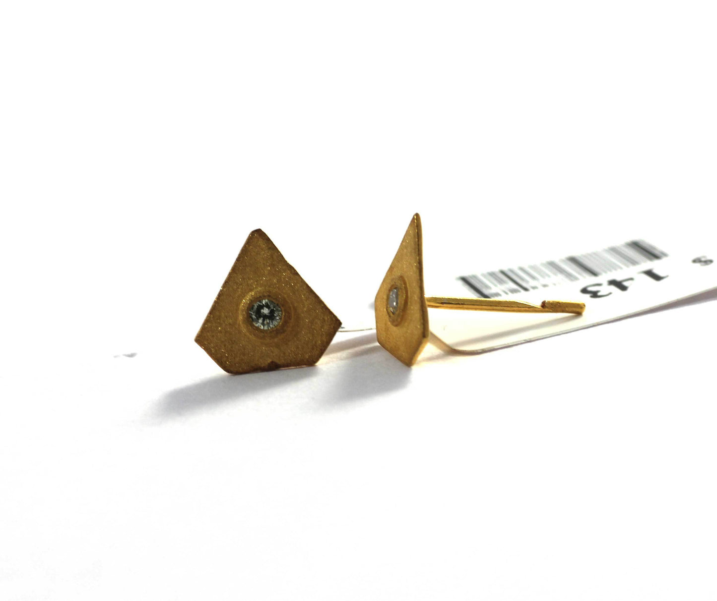 Diamond Earrings studs. Genuine handmade pave diamond Earrings studs.